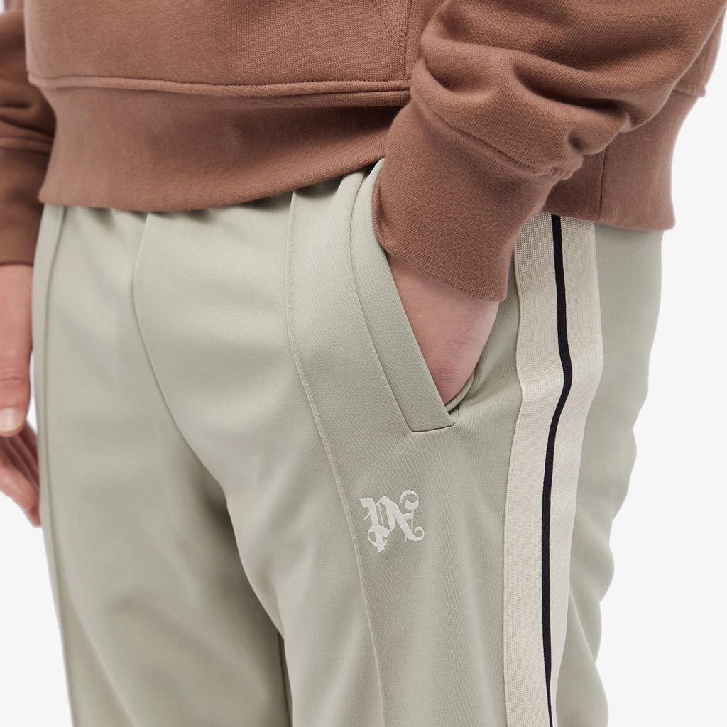 Palm Angels Men's Monogram Track Pants Dark Grey